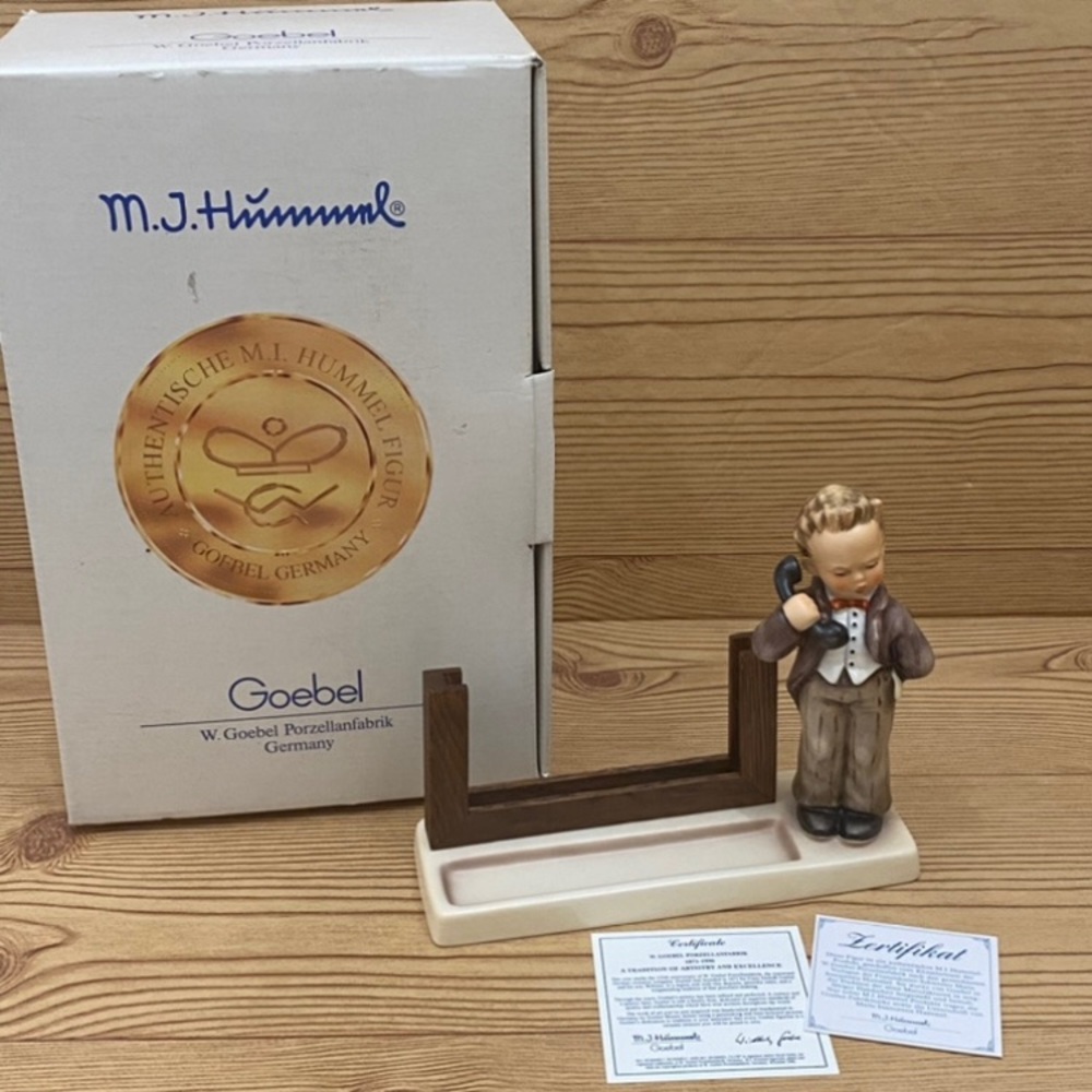 Vintage Hummel Goebel 788/A Hello Perpetual Calendar Collectible Figurine